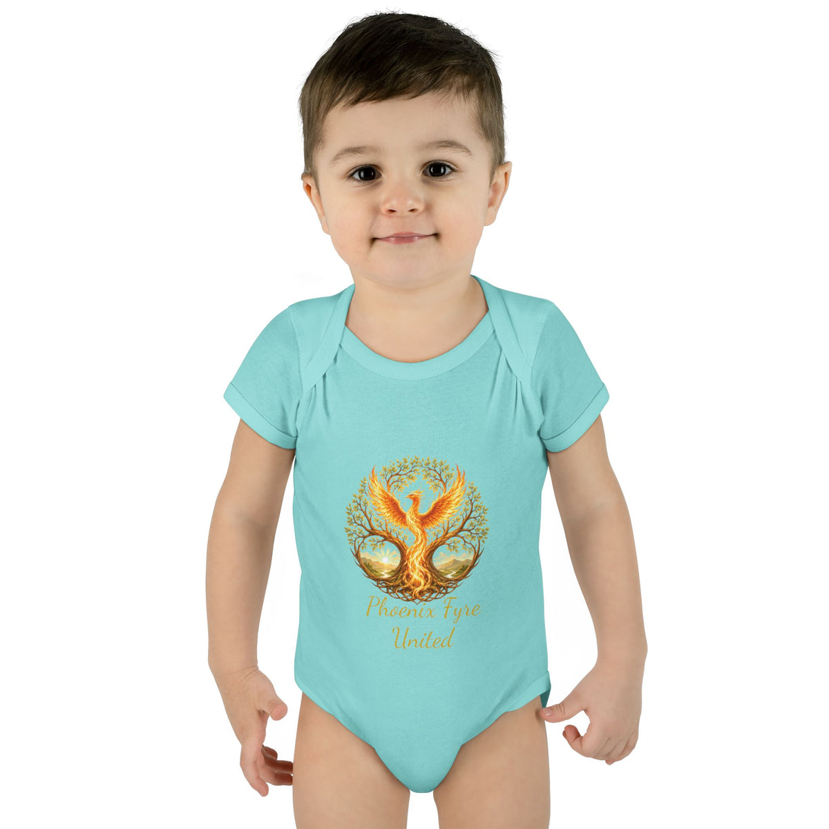 Infant Bodysuit | Crown 'Born in Excellence' back print