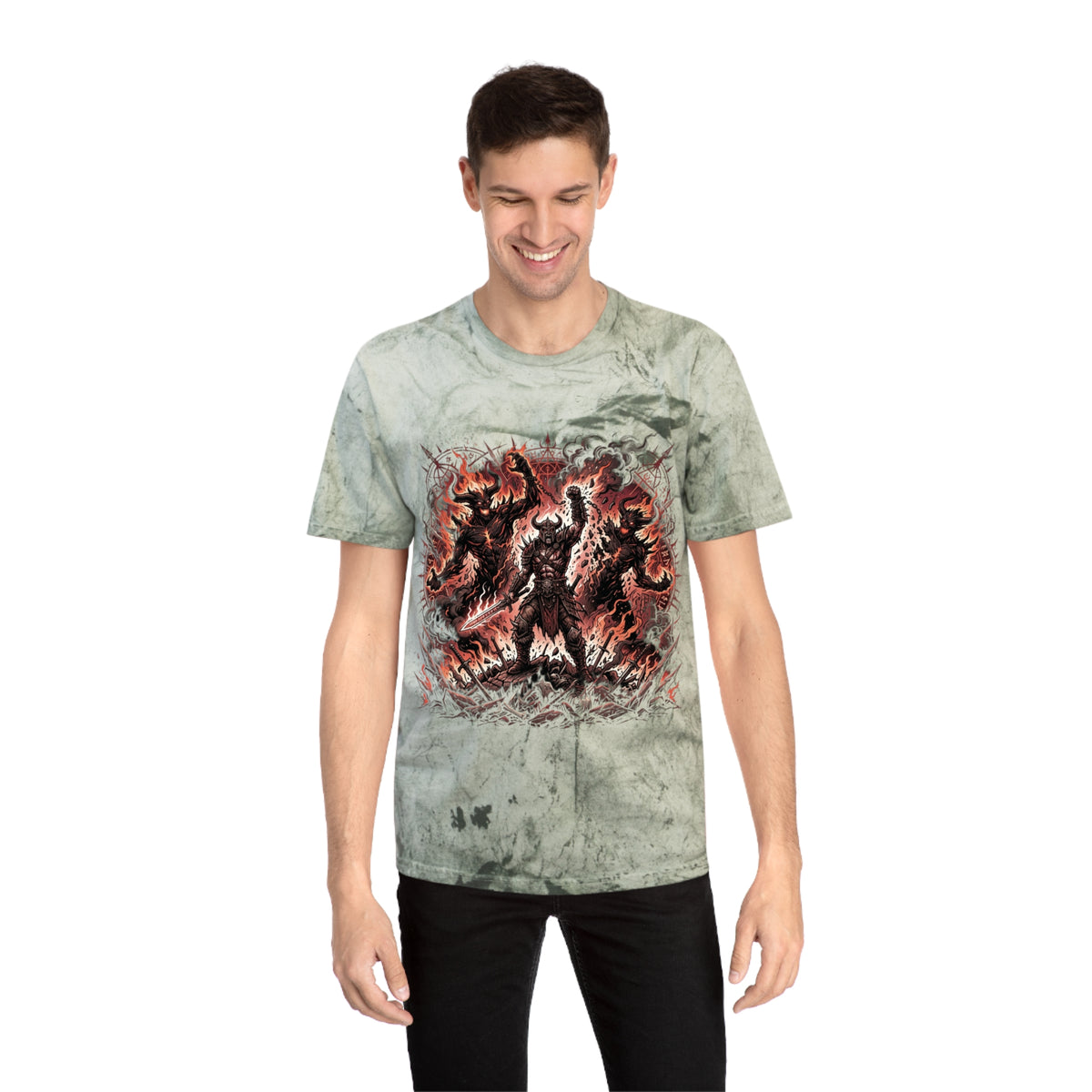 Unisex Color Blast "Battle in Hell" T-Shirt