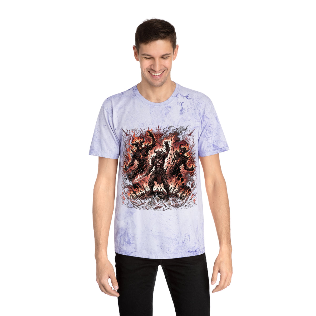 Unisex Color Blast "Battle in Hell" T-Shirt
