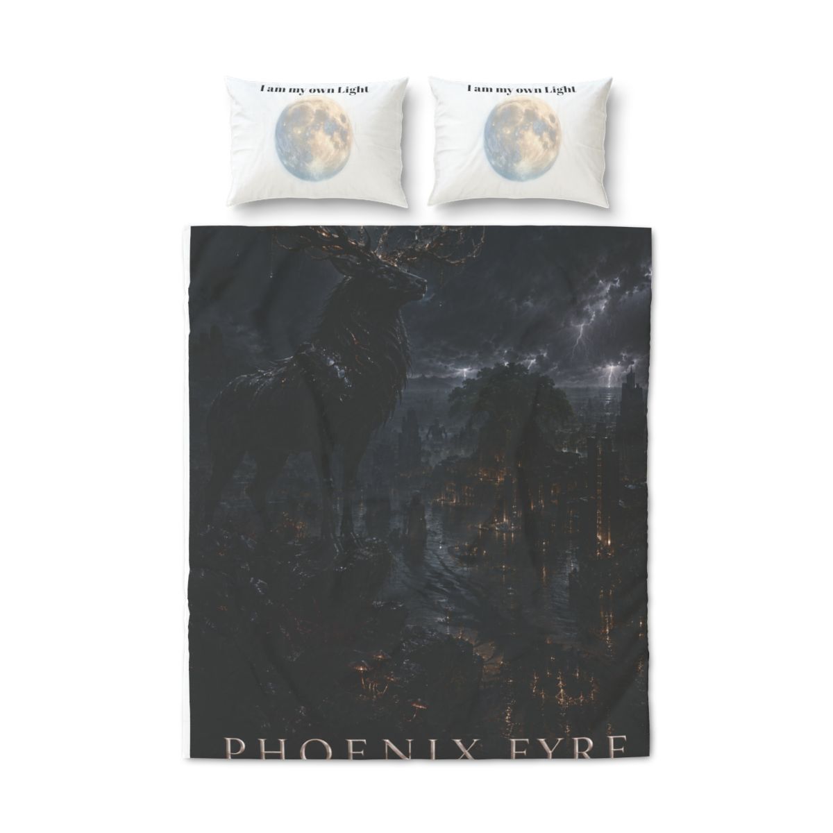 "I am my own Light" Quilt Cover Set Of Three
