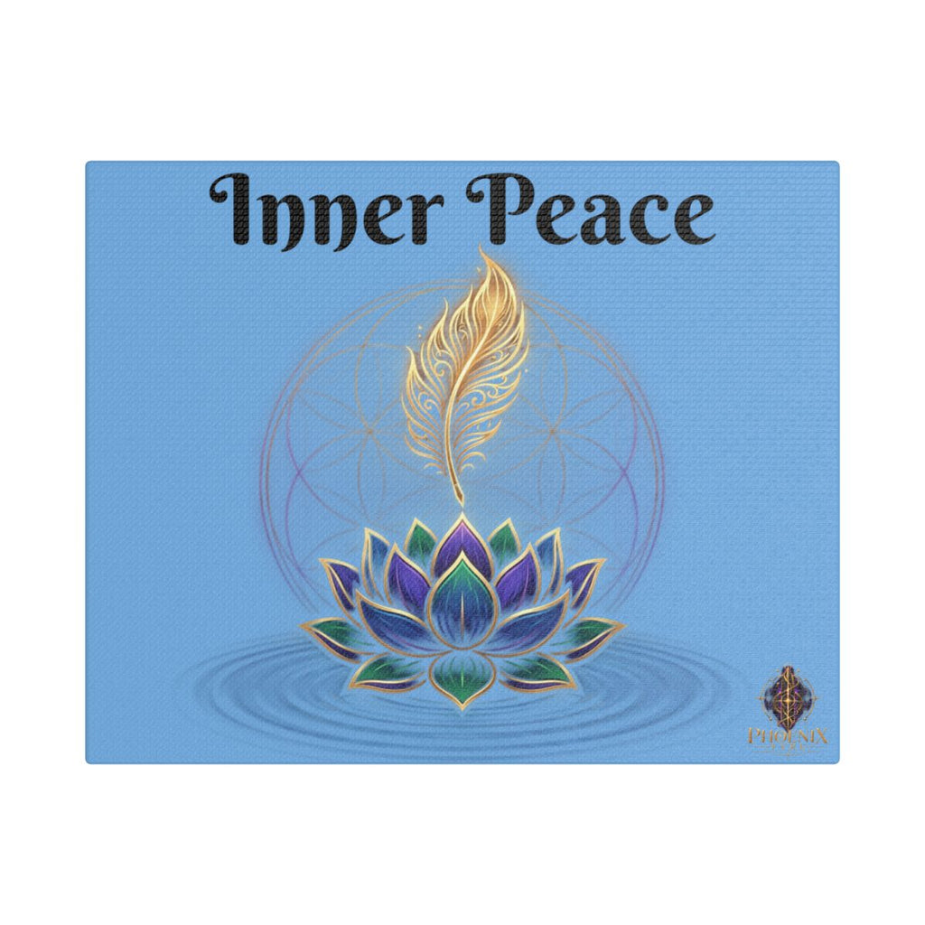 "Inner Peace" Satin Canvas, Stretched