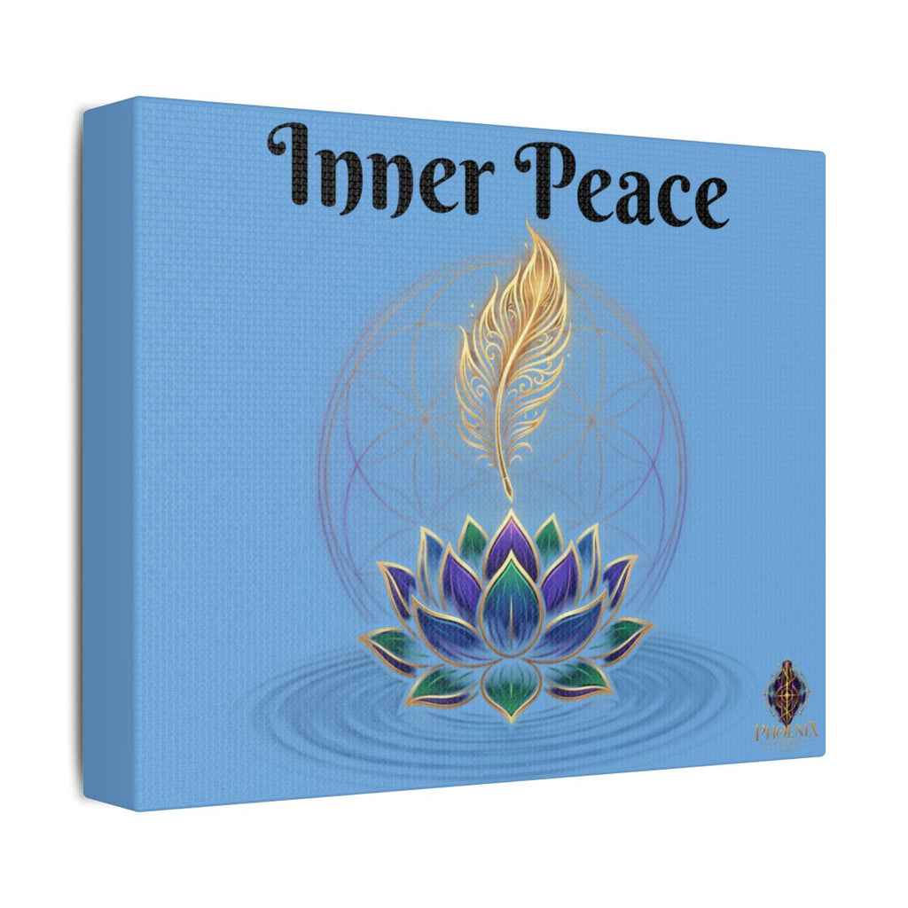 "Inner Peace" Satin Canvas, Stretched