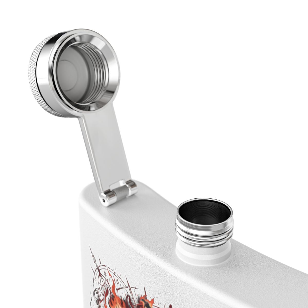 Stainless Steel "Inner Battles" Flask, 6oz