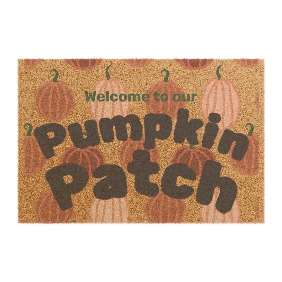 "Welcome to our Pumpkin Patch" Doormat - Fall-Halloween -