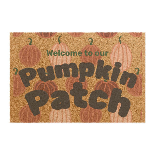 "Welcome to our Pumpkin Patch" Doormat - Fall-Halloween -